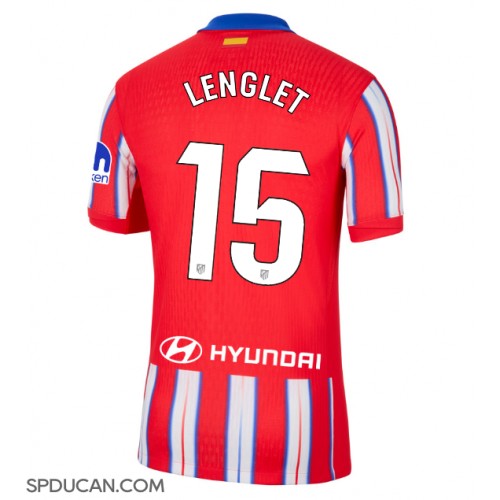 Muški Nogometni Dres Atletico Madrid Clement Lenglet #15 Domaci 2024-25 Kratak Rukav